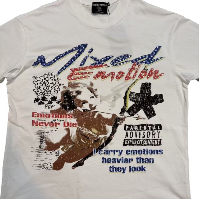 Vintage Cupid Print T-Shirt - Unisex Oversized Streetwear tee 28978776