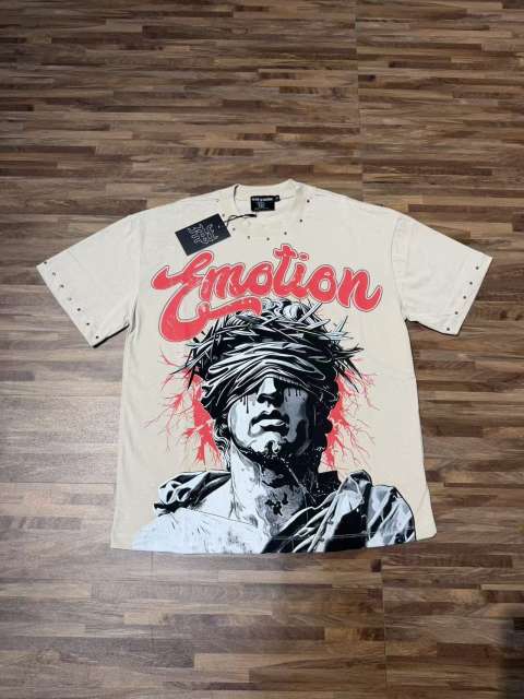 niche Thorn God Statue vintage rivet large logo T-shirt 29069199