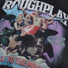 Praise to the Most High Rhinestone Print Washed Version Long Sleeve T-Shirt 28758389
