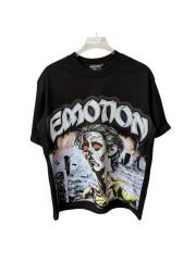 Zombie Graveyard Rhinestone Print T-Shirt - Oversized Streetwear tee 28978766