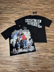 Street graffiti featuring twin angel children, in silver shimmer diamond-like style T-shirt 2 colors 29066636