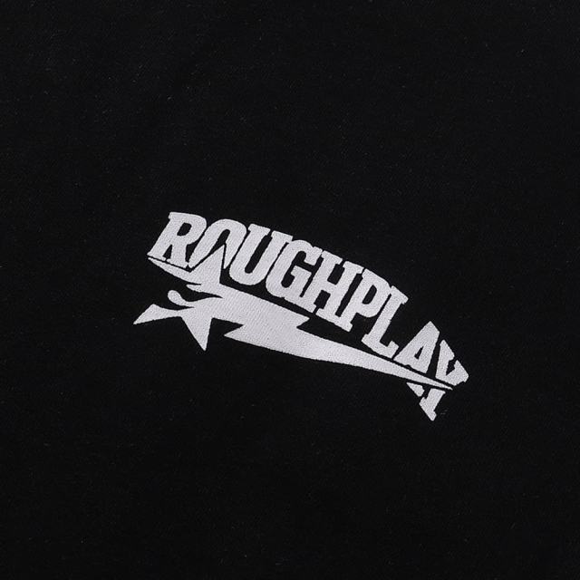 R Ruoeli Grocery Silver Hot Stamping Print Washed Version Long Sleeve T-Shirt 28758379