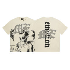 American-style alien-themed fun and light luxury short-sleeved shirt 3 colors 29068975
