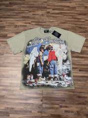 Street graffiti featuring twin angel children, in silver shimmer diamond-like style T-shirt 2 colors 29066636
