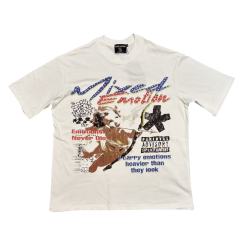 Vintage Cupid Print T-Shirt - Unisex Oversized Streetwear tee 28978776