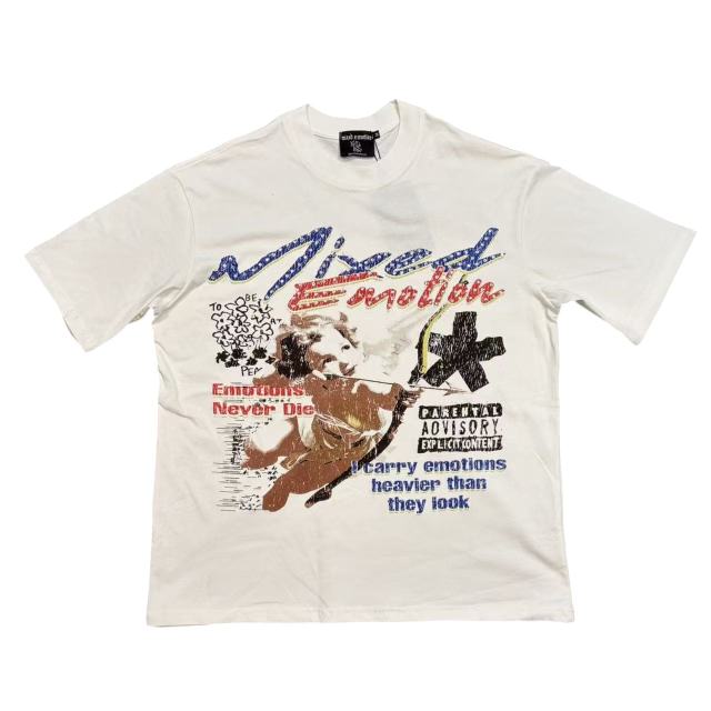 Vintage Cupid Print T-Shirt - Unisex Oversized Streetwear tee 28978776