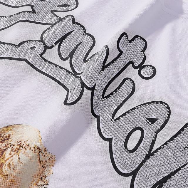 Archer's Wreath Angel Rhinestone Print tee 2 colors 28695001