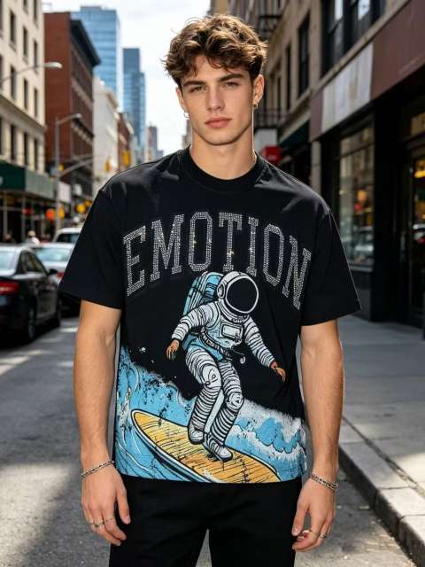 American-style surfing space-themed light luxury daily commuting shirt 2 colors 29064863