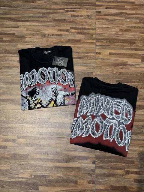 American-style dark apocalyptic punk light luxury daily commuting short-sleeved shirt 2 colors 29068945