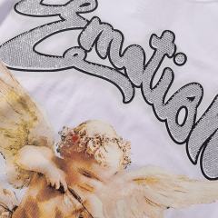 Archer's Wreath Angel Rhinestone Print tee 2 colors 28695001