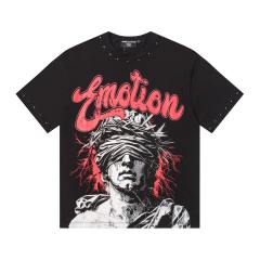 niche Thorn God Statue vintage rivet large logo T-shirt 29069199