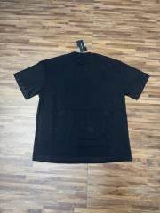 Black and white loose-fitting off-shoulder short-sleeved T-shirt 2 colors 29069178