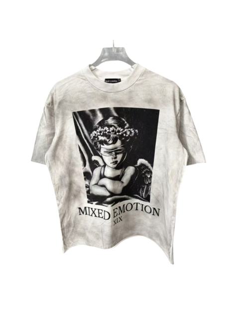 Blindfolded Angel Print T-Shirt - Vintage Washed Streetwear tee 28978770