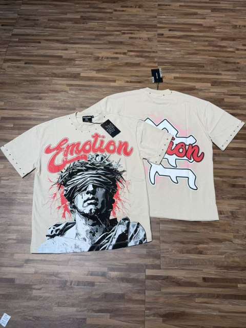 niche Thorn God Statue vintage rivet large logo T-shirt 29069199