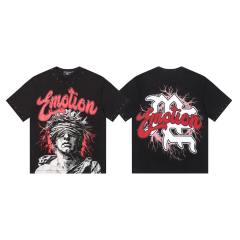 niche Thorn God Statue vintage rivet large logo T-shirt 29069199