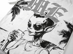 American-style alien-themed fun and light luxury short-sleeved shirt 3 colors 29068975