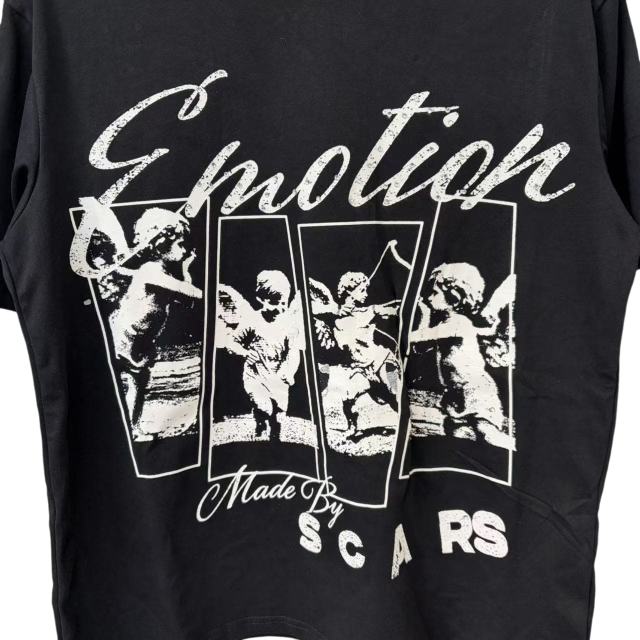 Cupid Four-Panel Print T-Shirt - Vintage Oversized Streetwear tee 28978774