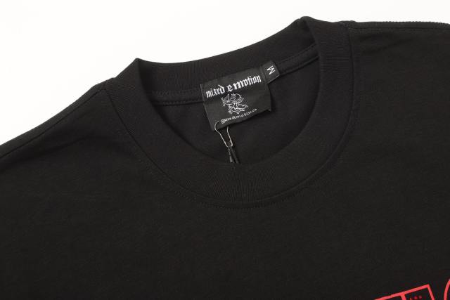 Double-sided wear love and hate Cupid rivet large logo high street lazy style T-shirt 29065224