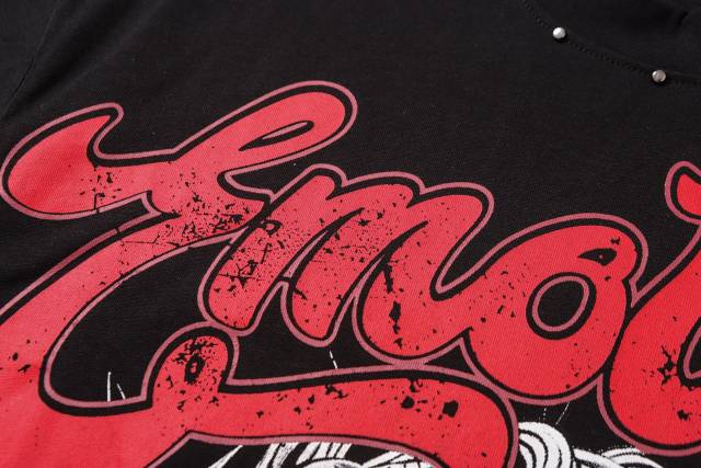 niche Thorn God Statue vintage rivet large logo T-shirt 29069199