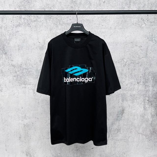 BLCG 3B Logo Sport Style Oversized Cotton T-Shirt