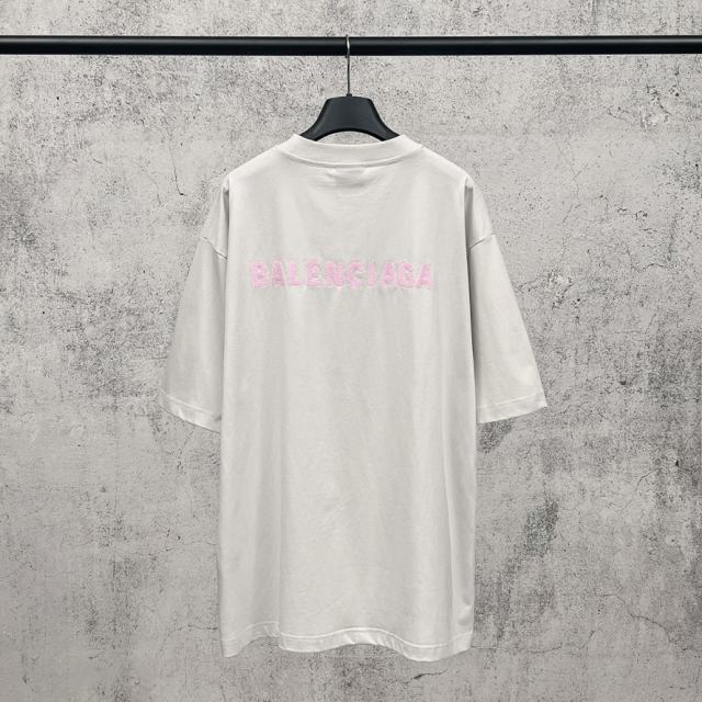 BLCG Embroidered Logo Oversized Cotton T-Shirt