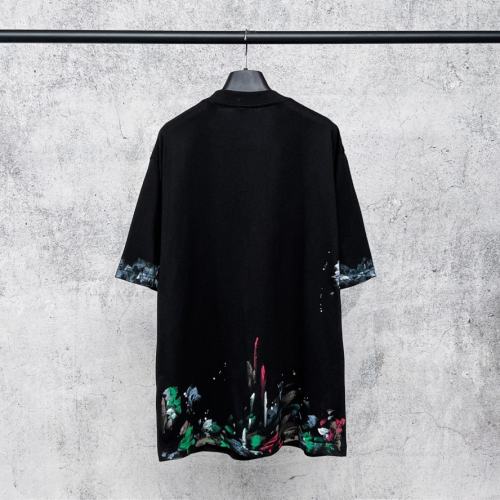 BLCG Paint Splatter Art Oversized Cotton T-Shirt