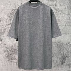 BLCG Paris Headquarters Crest Logo Distressed Oversized Cotton T-Shirt