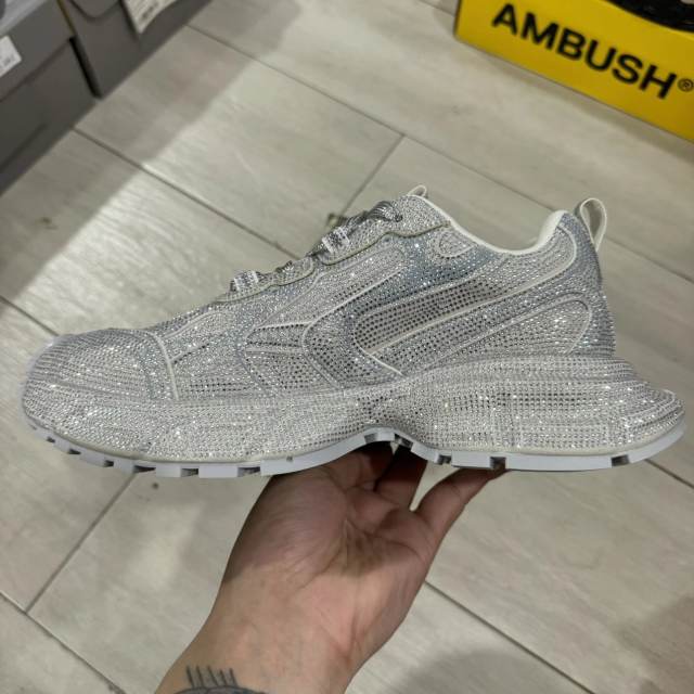 Balenciaga Diamond Shoes 3XL Grey Color