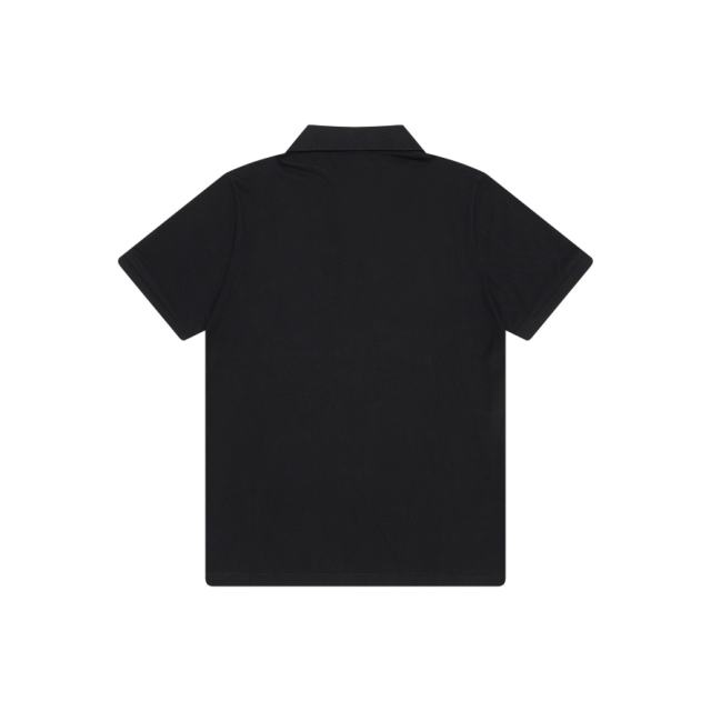 Classic Black Piqué Polo Shirt