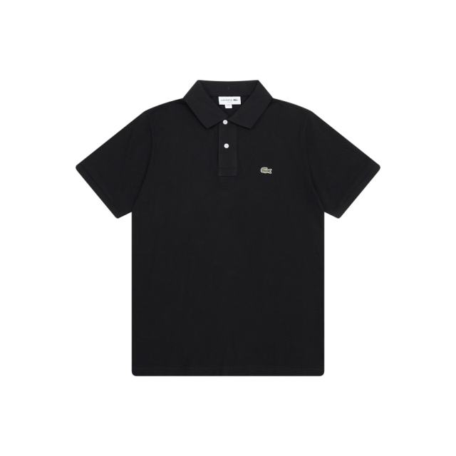 Classic Black Piqué Polo Shirt