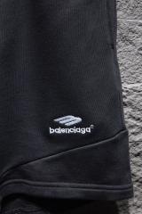 balenciaga embroidery black  shorts
