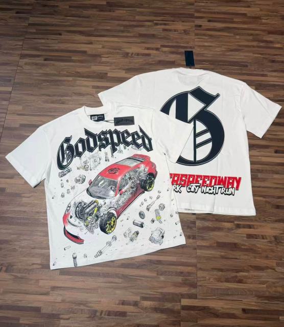Deconstructed Racing Print Washed Tee 29098145