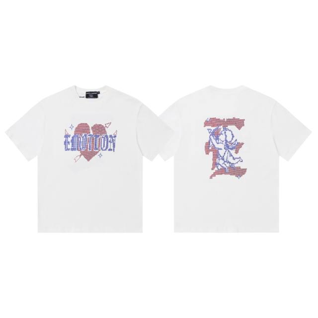 American-style sweet and cool love theme light luxury daily commuting shirt 2 colors 29064996
