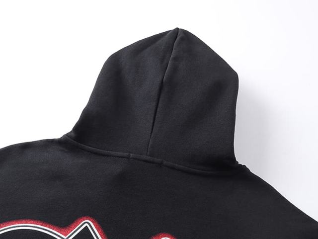 Archery Angel Oil Painting Rhinestone Zipper Print Washed Hoodie 29116529