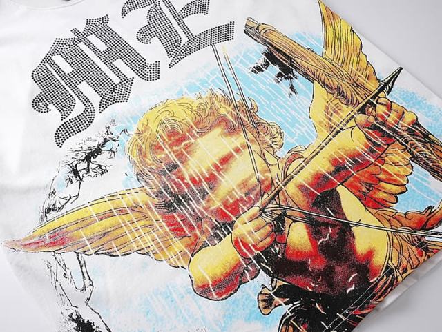 Worn Cupid's Arrow Rhinestone Print Washed Tee 2 colors 29105650