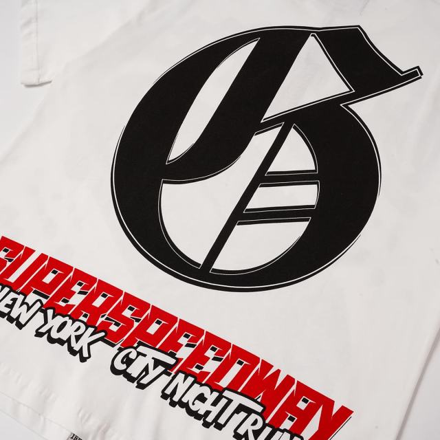 Deconstructed Racing Print Washed Tee 29098145