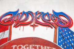 TOGETHER WE ARE AMERICA  vintage black short-sleeved T-shirt 29053414