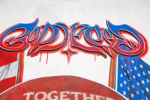 TOGETHER WE ARE AMERICA  vintage black short-sleeved T-shirt 29053414