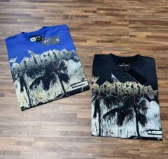 Miami Supercar Yacht Rhinestone Print Washed Tee 2 colors 29106670