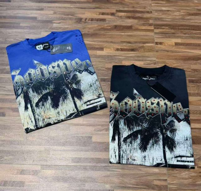 Miami Supercar Yacht Rhinestone Print Washed Tee 2 colors 29106670