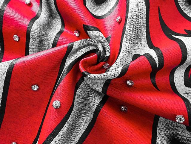 Angel Thorn Gothic Rhinestone Zipper Print Washed Hoodie 2 colors 29116530