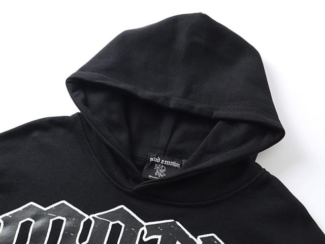 Broken Arm Plaster Angel Statue Print Washed Hoodie 29116522