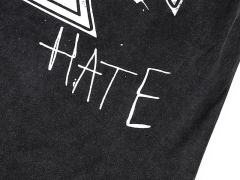 Black And White Graffiti Four Angels Print Washed Tee 29105636