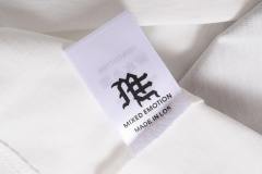 Cracked 3D letter white loose-fitting drop-shoulder short-sleeved T-shirt 29069167