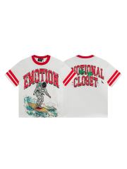 American-style space surfing fun daily commuting short-sleeved shirt 29068959