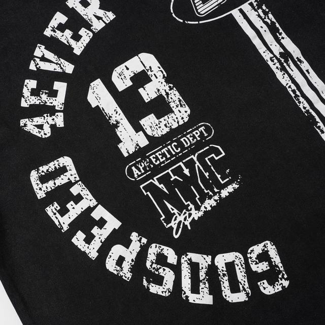 Retro No.13 Sport Style Print Washed Tee 2 colors 29098134