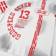 Retro No.13 Sport Style Print Washed Tee 2 colors 29098134