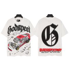Deconstructed Racing Print Washed Tee 29098145