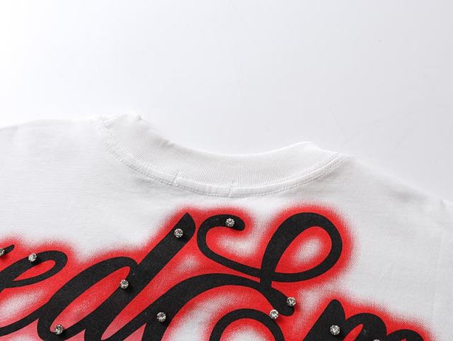 Flame Smudge Angel Rhinestone Print Tee 29105631