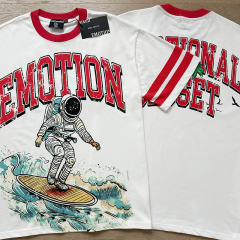 American-style space surfing fun daily commuting short-sleeved shirt 29068959